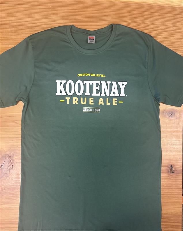 Fatigue Green T-Shirt- Kootenay True Ale