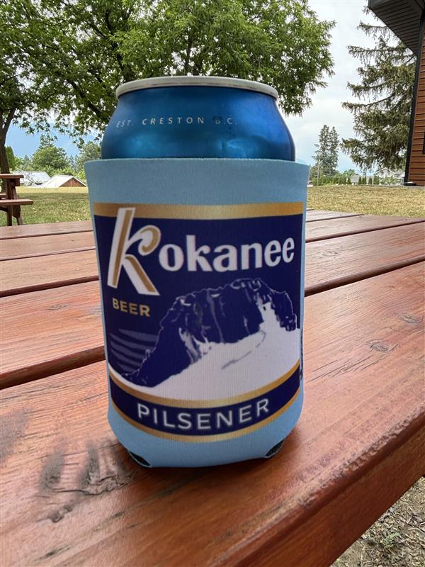 Retro Kokanee Koozie