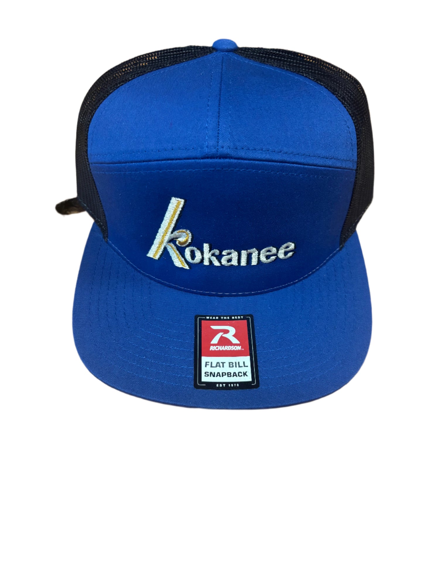 Retro Kokanee 7 Panel Snapback Hat