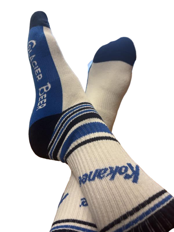 Kokanee Glacier Beer Socks