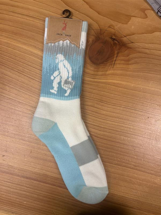Kokanee Sasquatch in the Trees Socks