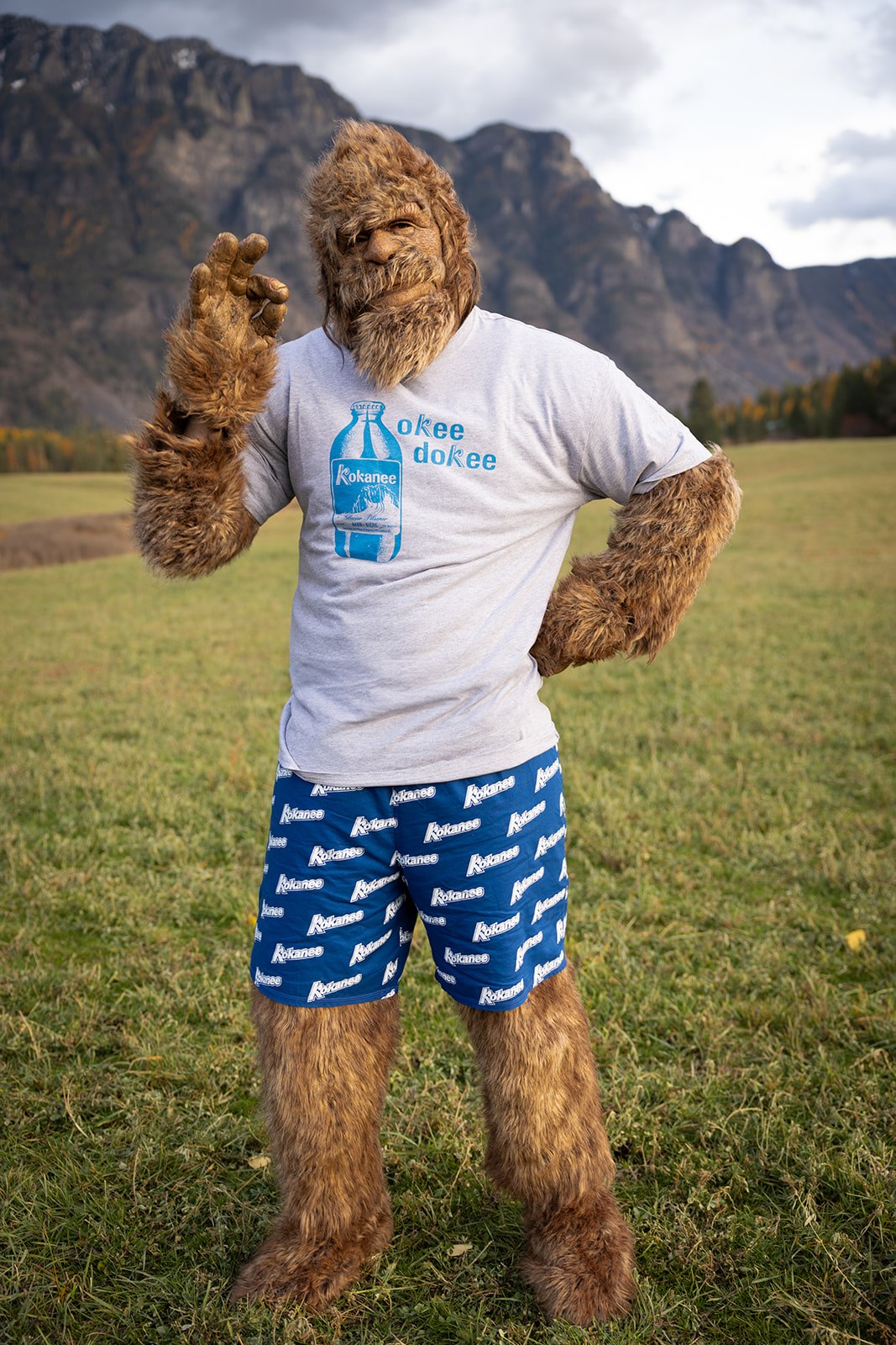 Men's Grey T-Shirt- Okee Dokee Kokanee