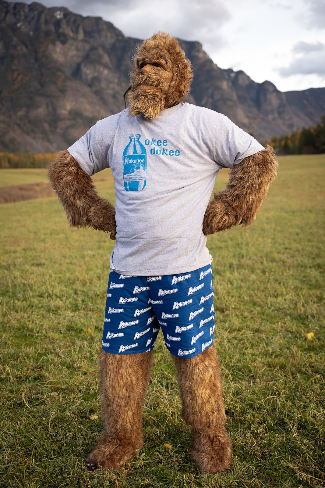 Men's Grey T-Shirt- Okee Dokee Kokanee