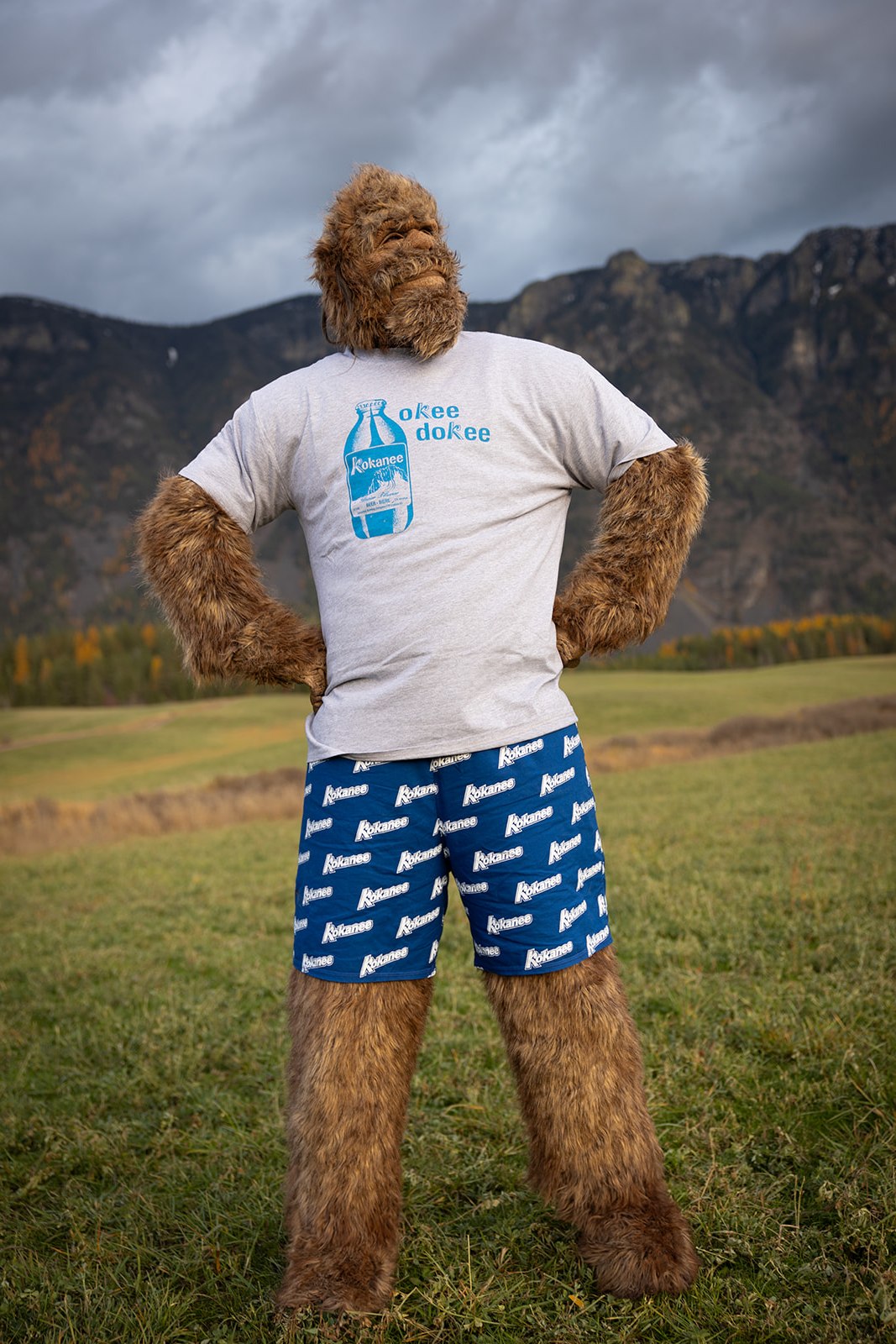 Men's Grey T-Shirt- Okee Dokee Kokanee